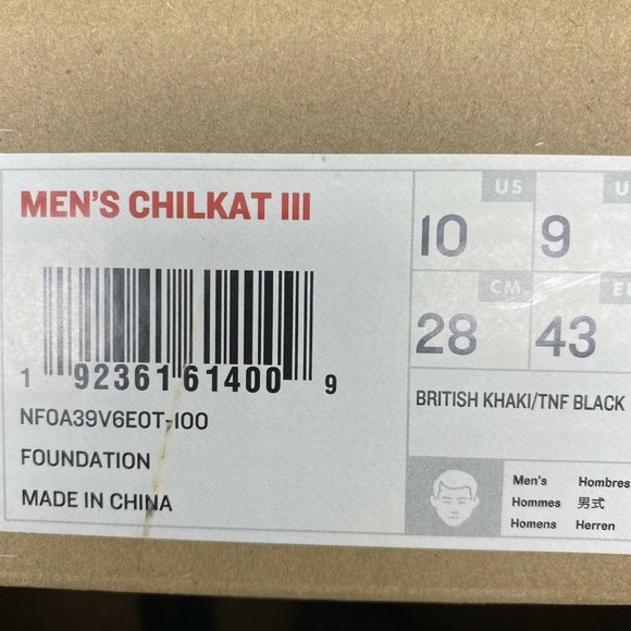 THE NORTH FACE Mens Chilkat III Boots Size 11, 13 British Khaki Tan - Picture 12 of 16